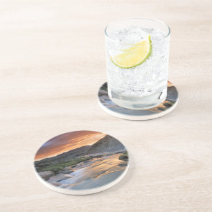Dessous De Verre En Grès Sierra vague au-dessus de Yosemite