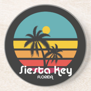 Dessous De Verre En Grès Siesta Key, Floride