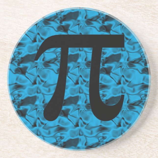 Dessous De Verre En Grès Signe de pi (Devant)