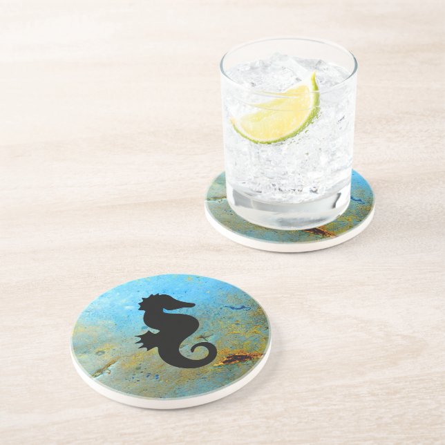 Dessous De Verre En Grès Silhouette (Côté)