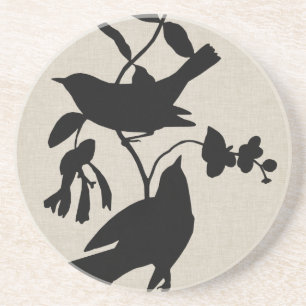 Dessous De Verre En Grès Silhouette IV d'Audubon
