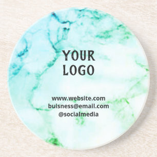 Dessous De Verre En Grès Simple et élégant personnalisé ajouter votre nom m