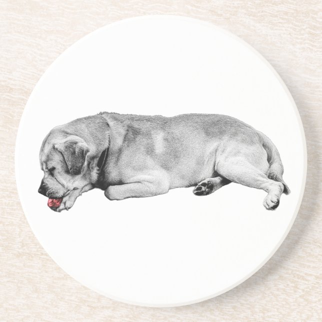 Dessous De Verre En Grès Sip Doux, Petite Étincelle (Devant)