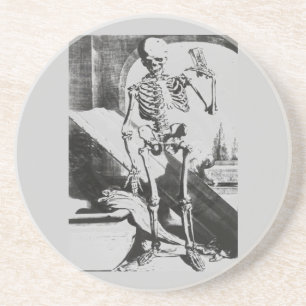 Dessous De Verre En Grès Skeleton from Anatomia Humani Corporis