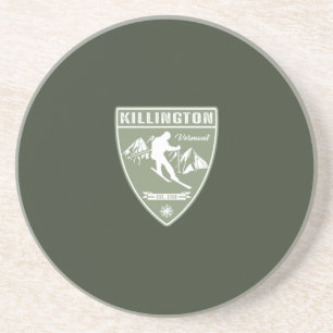 Dessous De Verre En Grès Ski Killington Vermont