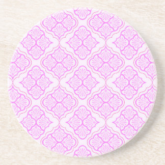 Dessous De Verre En Grès Smooth Arabesque - Fille Pop Motif géométrique