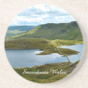 Dessous De Verre En Grès Snowdonia Wales.
