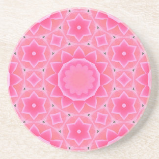 Dessous De Verre En Grès Soleil rose et étoiles bébé en mosaïque motif papi