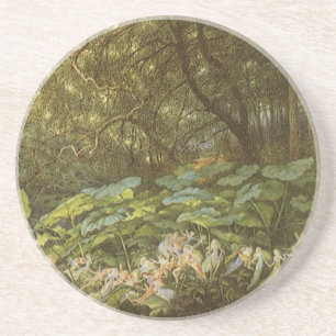 Dessous De Verre En Grès Sous les feuilles du quai par Richard Doyle, Art f