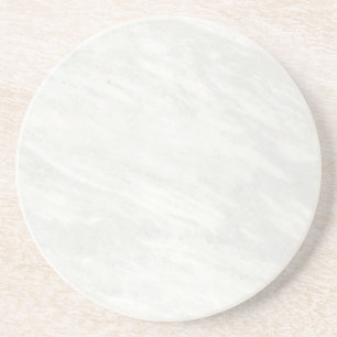 Dessous De Verre En Grès Sous-verre en papier rustique en marbre blanc simp