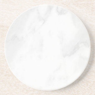 Dessous De Verre En Grès Sous-verre en papier rustique en marbre blanc simp