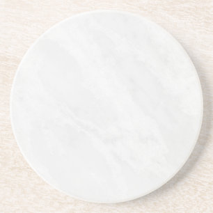 Dessous De Verre En Grès Sous-verre en papier rustique en marbre blanc simp