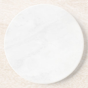 Dessous De Verre En Grès Sous-verre en papier rustique en marbre blanc simp