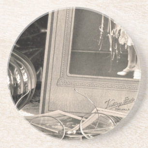 Dessous De Verre En Grès Souvenirs vintages