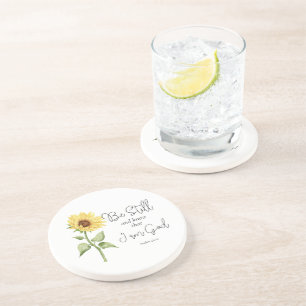 Dessous De Verre En Grès Soyez toujours et sachez que je suis Dieu tourneso