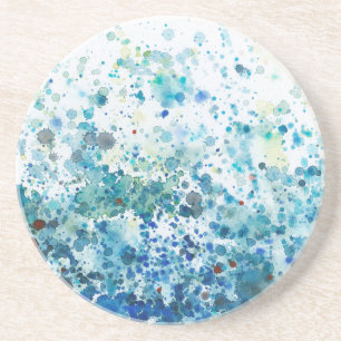 Dessous De Verre En Grès Speckled Sea I