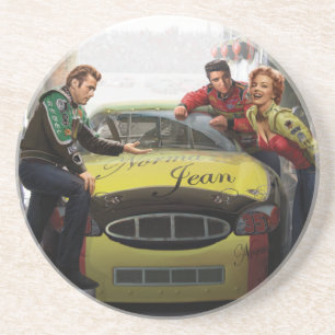 Dessous De Verre En Grès Speed-way éternel