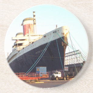 Dessous De Verre En Grès SS États-Unis Ocean Liner