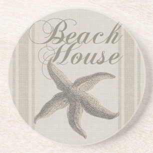 Dessous De Verre En Grès Starfish Beach House Plage Côté Côte
