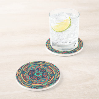 Dessous De Verre En Grès Steampunk tribal