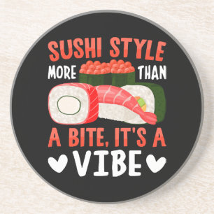 Dessous De Verre En Grès Style de sushi plus qu'une bouchée