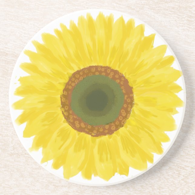 Dessous De Verre En Grès Sun flowers (Devant)