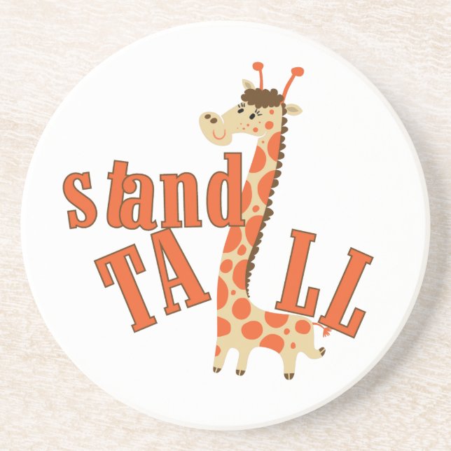 Dessous De Verre En Grès Support de girafe grand (Devant)