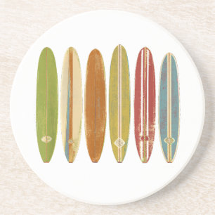 Dessous De Verre En Grès Surf de Longboard