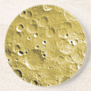 Dessous De Verre En Grès Surface de la lune