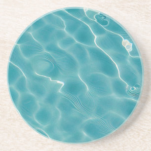 Dessous De Verre En Grès Surface de l'eau (Style 5) Peinture à l'huile