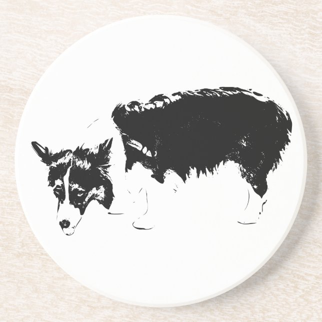 Dessous De Verre En Grès Suspension du test de goût (Devant)