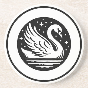 Dessous De Verre En Grès Swan