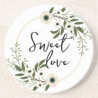Dessous De Verre En Grès Sweet Love
