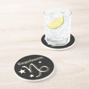 Dessous De Verre En Grès Symbole Capricorne