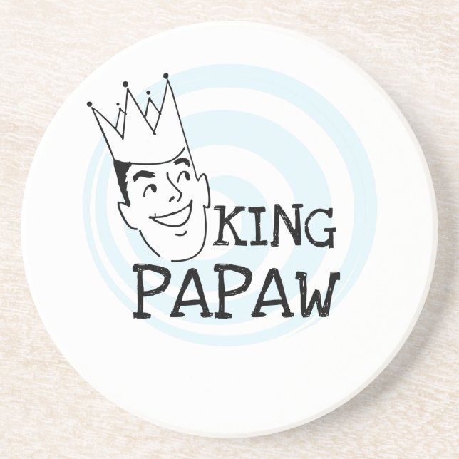 Dessous De Verre En Grès T-shirts et cadeaux King Papaw (Devant)