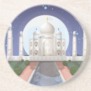 Dessous De Verre En Grès Taj Mahal