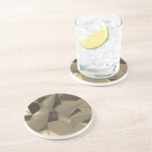 Tapis de coaster polygone