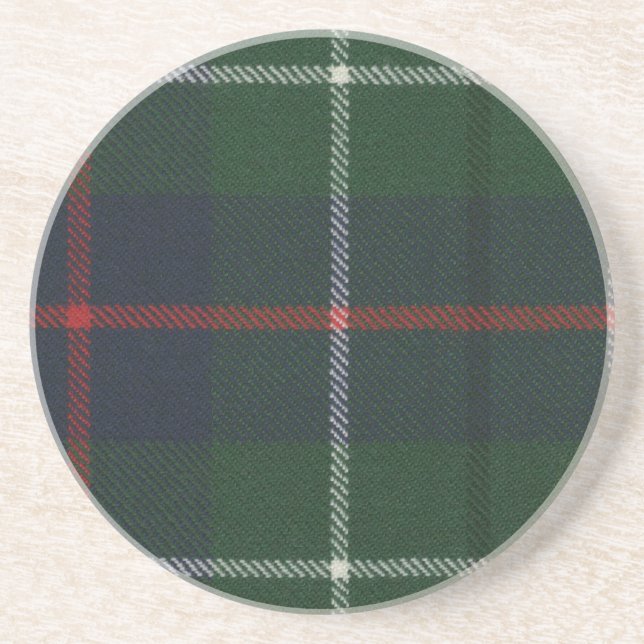 Dessous De Verre En Grès Tartan de Duncan de clan (Devant)