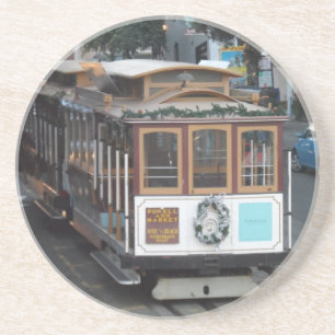 Dessous De Verre En Grès Téléphérique de San Francisco