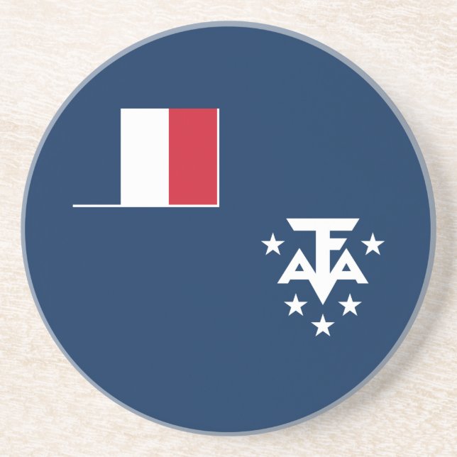 Dessous De Verre En Grès Terres australes françaises de l'Antarctique (Devant)