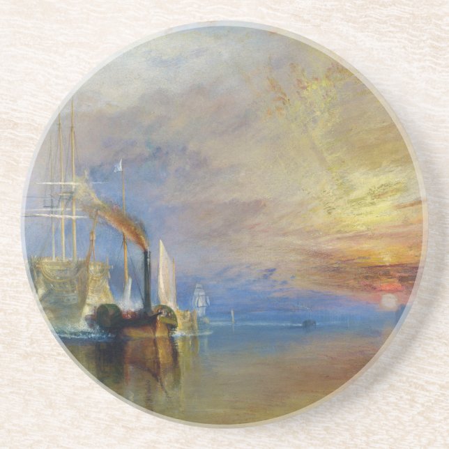 Dessous De Verre En Grès The Fighting Temeraire par J. M. W. Turner (Devant)