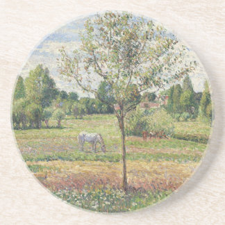 Dessous De Verre En Grès The Meadow with Grey Horse, Eragny, Oil Painting