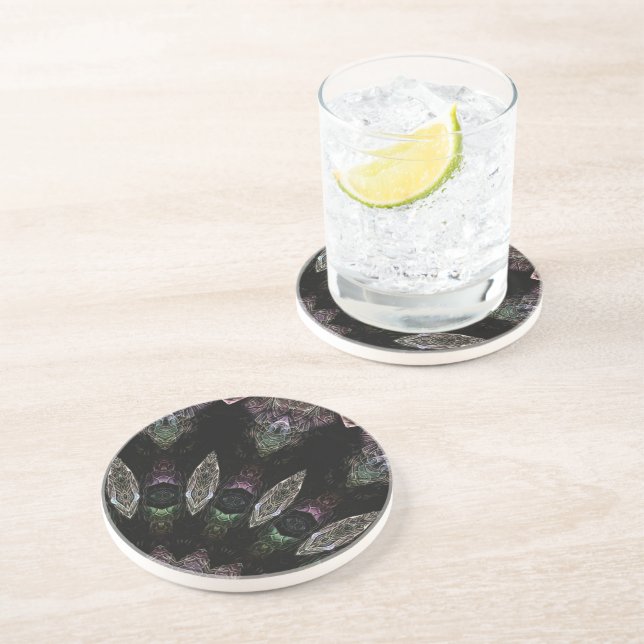 Dessous De Verre En Grès Théo (Côté)