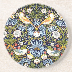Dessous De Verre En Grès Thief de fraises par William Morris