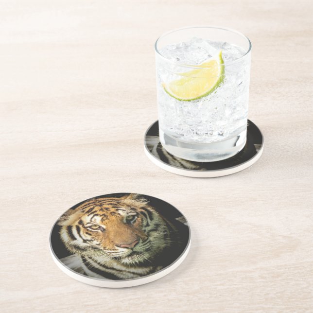 Dessous De Verre En Grès tigre (Côté)