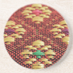 Dessous De Verre En Grès tissu asiatique