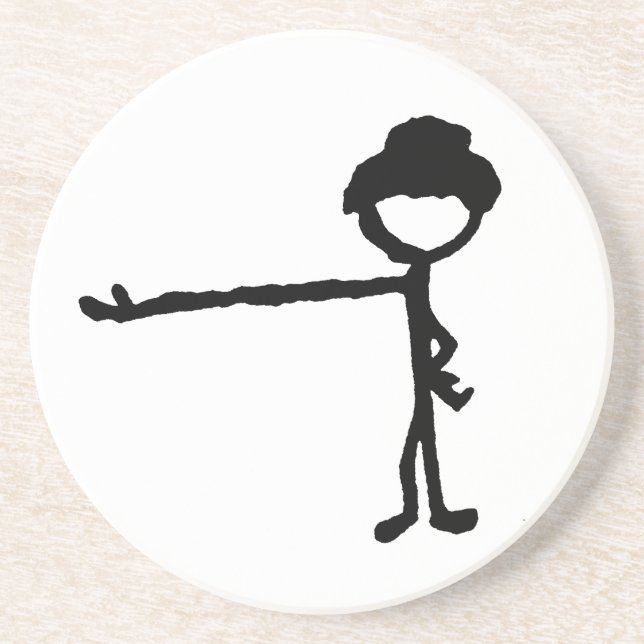 Dessous De Verre En Grès TOOTHPICKdude6in (Devant)