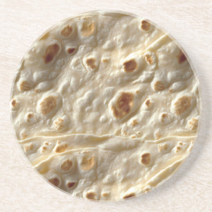 Dessous De Verre En Grès Tortilla de farine réaliste