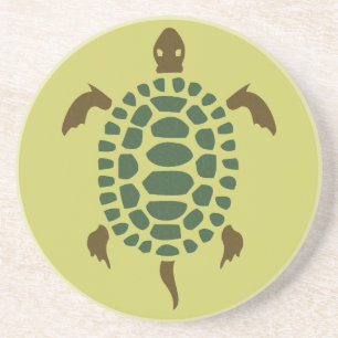 Dessous De Verre En Grès Tortue