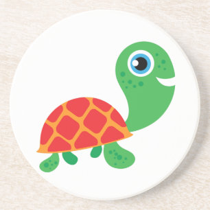 Dessous De Verre En Grès Tortue impressionnante